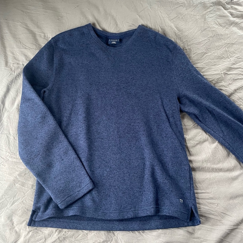 Crown & Ivy Blue Crew Neck Sweater